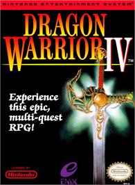 Box cover for Dragon Warrior 4 on the Nintendo NES.
