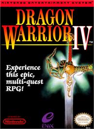 Box cover for Dragon Warrior 4 on the Nintendo NES.