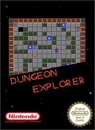 Box cover for Dungeon Explorer on the Nintendo NES.