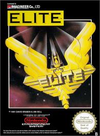 Box cover for Elite on the Nintendo NES.