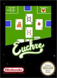 Box cover for Euchre on the Nintendo NES.