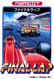 Box cover for Final Lap on the Nintendo NES.