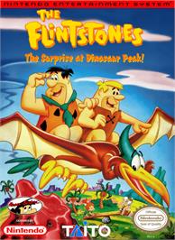Box cover for Flintstones: The Surprise at Dinosaur Peak on the Nintendo NES.