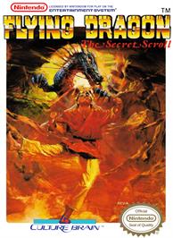 Box cover for Flying Dragon: The Secret Scroll on the Nintendo NES.