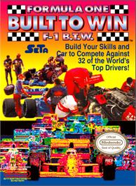 Box cover for Formula 1: Built to Win on the Nintendo NES.