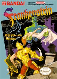 Box cover for Frankenstein: The Monster Returns on the Nintendo NES.