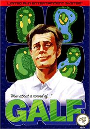 Box cover for Galf on the Nintendo NES.