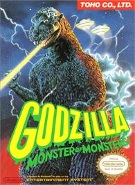 Box cover for Godzilla - Monster Of Monsters on the Nintendo NES.