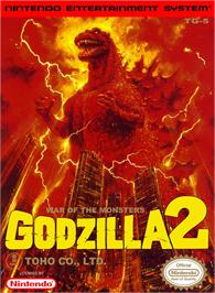Box cover for Godzilla 2 - War Of The Monsters on the Nintendo NES.