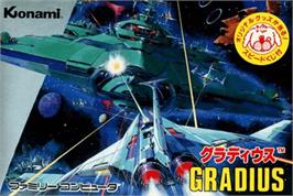 Box cover for Gradius on the Nintendo NES.