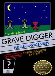 Box cover for Gravedigger on the Nintendo NES.
