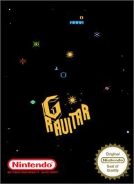 Box cover for Gravitar on the Nintendo NES.