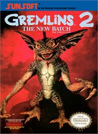 Box cover for Gremlins 2 - The New Batch on the Nintendo NES.