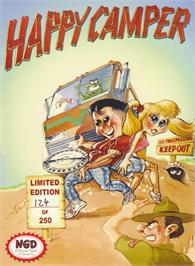 Box cover for Happy Camper on the Nintendo NES.