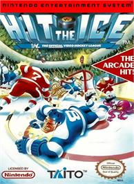 Box cover for Hit the Ice - The Video Hockey League on the Nintendo NES.
