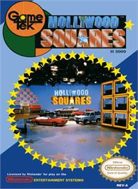 Box cover for Hollywood Squares on the Nintendo NES.
