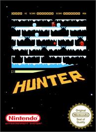 Box cover for Hunter on the Nintendo NES.