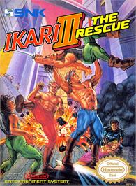 Box cover for Ikari III - The Rescue on the Nintendo NES.