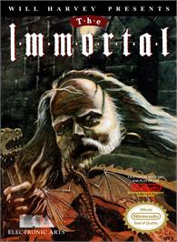 Box cover for Immortal, The on the Nintendo NES.