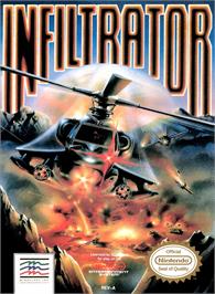 Box cover for Infiltrator on the Nintendo NES.