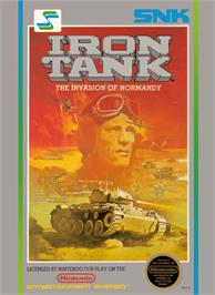 Box cover for Iron Tank: The Invasion of Normandy on the Nintendo NES.