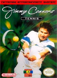 Box cover for Jimmy Connor's Tennis on the Nintendo NES.