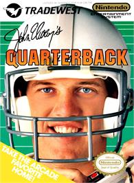 Box cover for John Elway's Quarterback on the Nintendo NES.