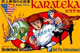 Box cover for Karateka on the Nintendo NES.