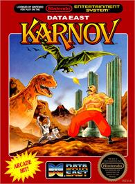 Box cover for Karnov on the Nintendo NES.