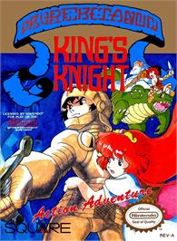 Box cover for King's Knight on the Nintendo NES.