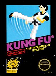 Box cover for Kung Fu on the Nintendo NES.