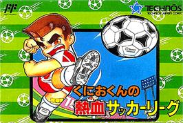 Box cover for Kunio-kun no Nekketsu Soccer League on the Nintendo NES.