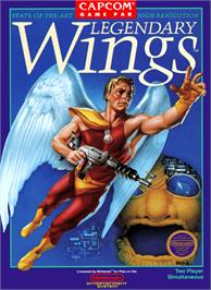 Box cover for Legendary Wings on the Nintendo NES.