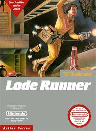 Box cover for Lode Runner on the Nintendo NES.