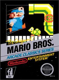 Box cover for Mario Bros. on the Nintendo NES.