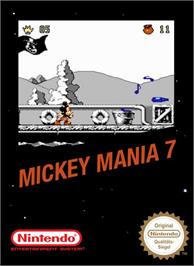 Box cover for Mickey Mania 7 on the Nintendo NES.