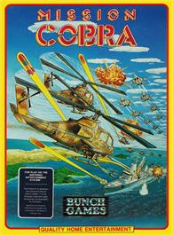 Box cover for Mission Cobra on the Nintendo NES.