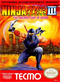 Box cover for Ninja Gaiden 3 - The Ancient Ship Of Doom on the Nintendo NES.