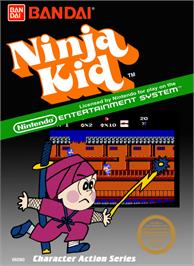 Box cover for Ninja Kid on the Nintendo NES.