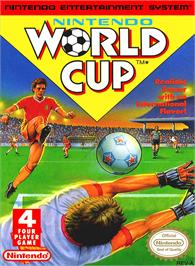 Box cover for Nintendo World Cup on the Nintendo NES.