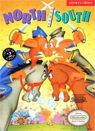Box cover for North & South on the Nintendo NES.