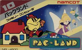 Box cover for Pac-Land on the Nintendo NES.