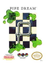 Box cover for Pipe Dream on the Nintendo NES.
