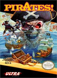 Box cover for Pirates! on the Nintendo NES.