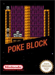 Box cover for Poke Block on the Nintendo NES.