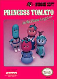 Box cover for Princess Tomato in the Salad Kingdom on the Nintendo NES.