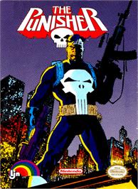 Box cover for Punisher, The on the Nintendo NES.