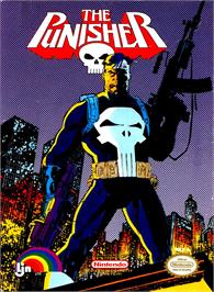 Box cover for Punisher, The on the Nintendo NES.