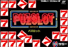 Box cover for Puzslot on the Nintendo NES.