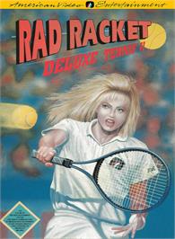 Box cover for Rad Racket - Deluxe Tennis 2 on the Nintendo NES.